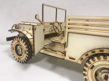 Dodge M37 ​3⁄4ton 4x4 truck (G741) as 3D large model - with open door